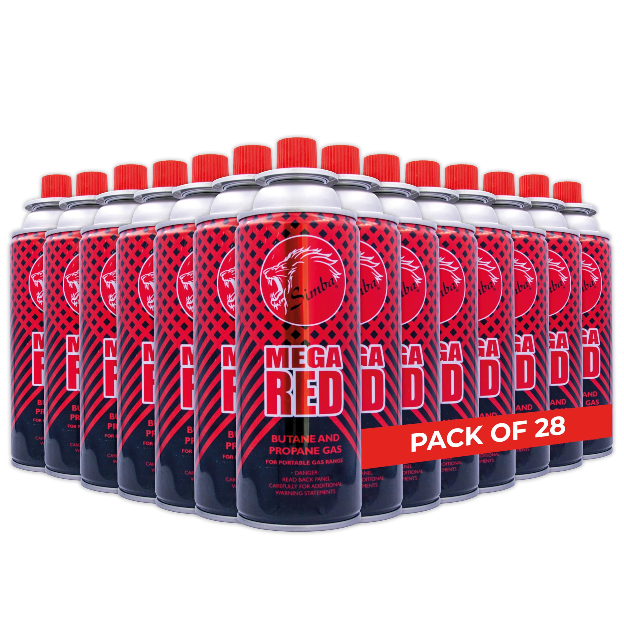 SETS OF SIMBA Portable Stove Gas - 220g - 400ml - Butane Gas for Camping Stoves, HIGH Performance Gas Mix | Butane GAS for Stoves