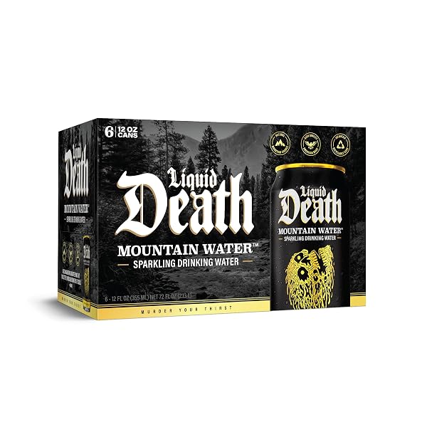 Sparkling Mountain Water by Liquid Death