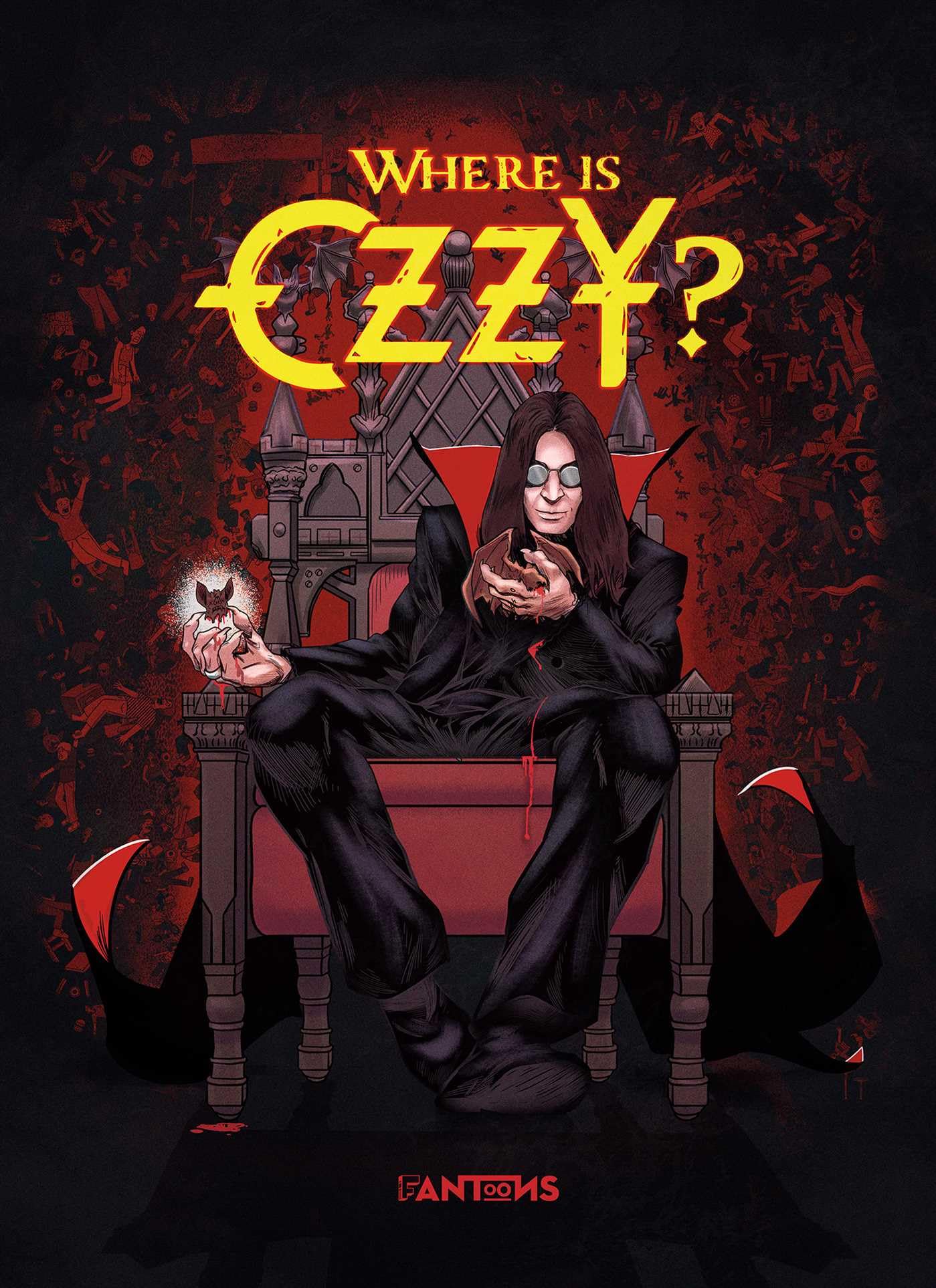 Where Is Ozzy?: The Only Official Seek-And-Find Book | Amazon.com.br