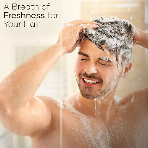 Miniatura 4 de Set de champú y acondicionador para engrosar el cabello, soporte para el crecimiento y dar volumen con bloqueadores de DHT, biotina, queratina,