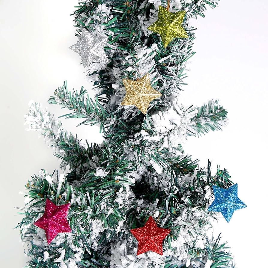 Amazon.co.jp: クリスマススター - クリスマスツリーオーナメント18個