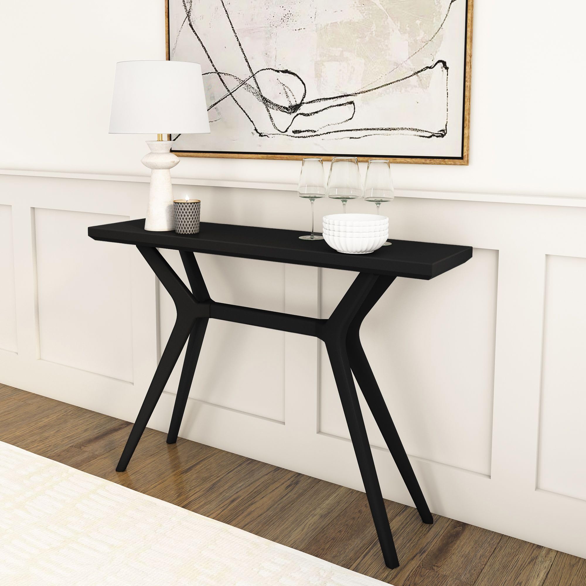 Amazon.com: Plank+Beam Verso Console Table, 46 Inch Solid Wood