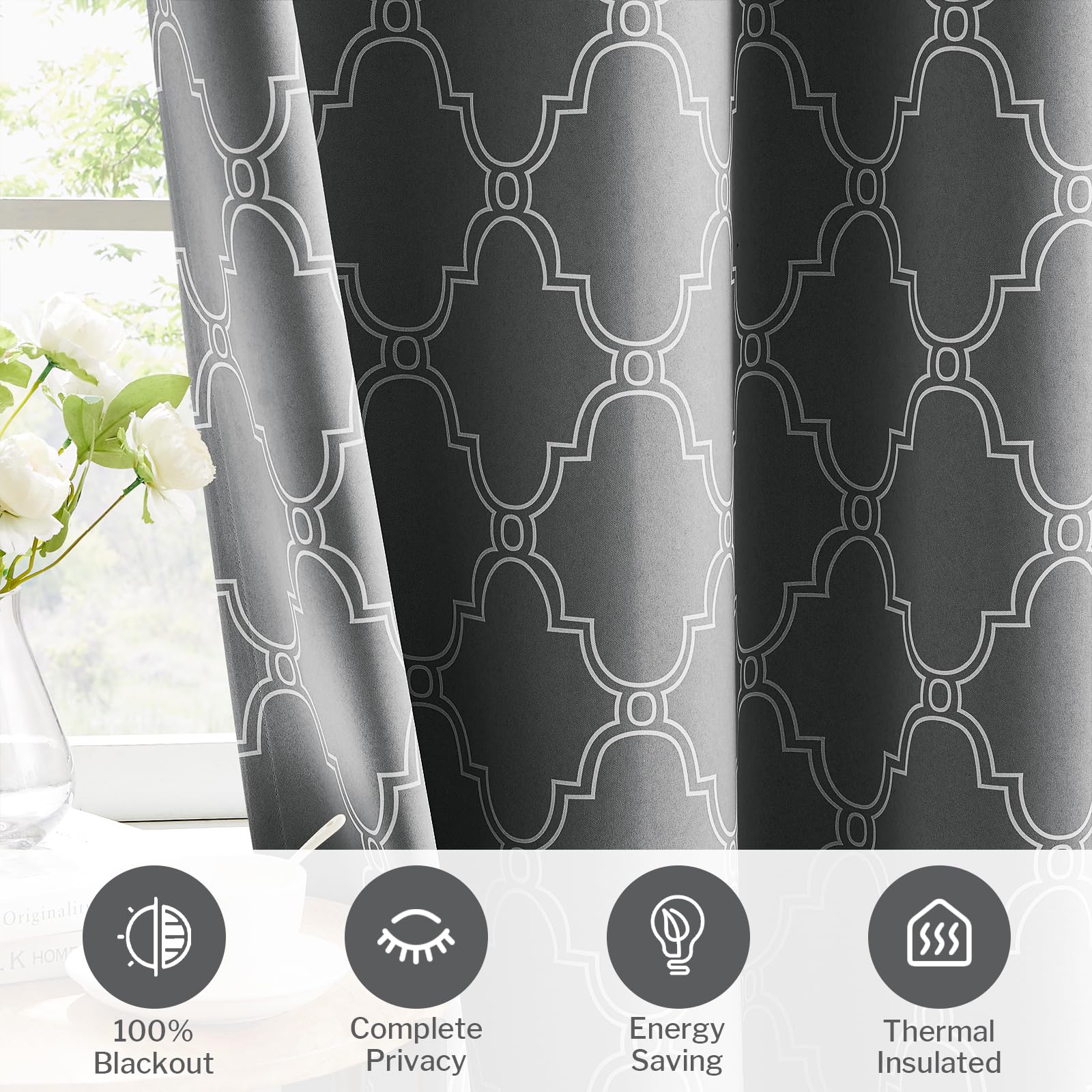 Temperature Sensor Melodieux Chevron Black \u0026 White Curtains - 96\, image size:1600x1600