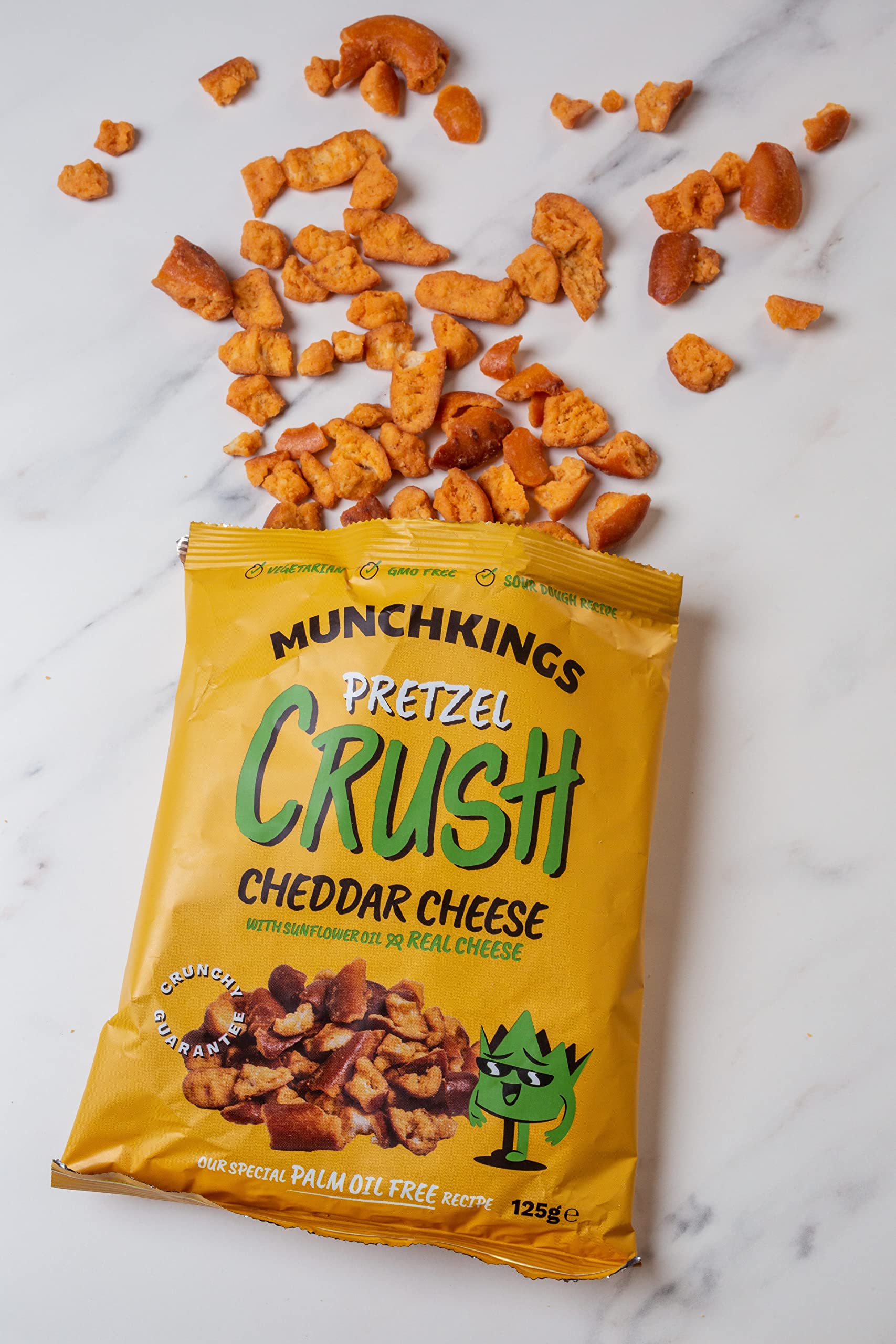 MunchKings Cheddar Cheese Lot de 10 paquets de 125 g