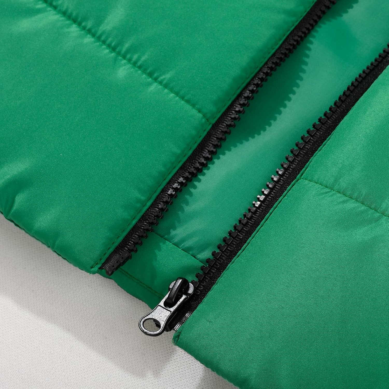 JOYSON Boys Sleeveless Puffer Vest Lightweight Padded Jacket Quilted Hooded Outwear Zipper Waistcoat - Image 6