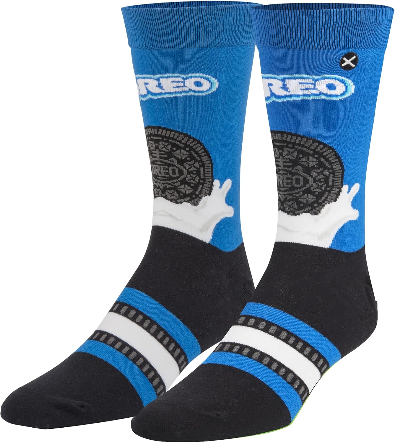 Odd Sox, Oreo Cookies Socks, Fun Novelty Men's Crew, Crazy Graphic Print, Large - Image 2