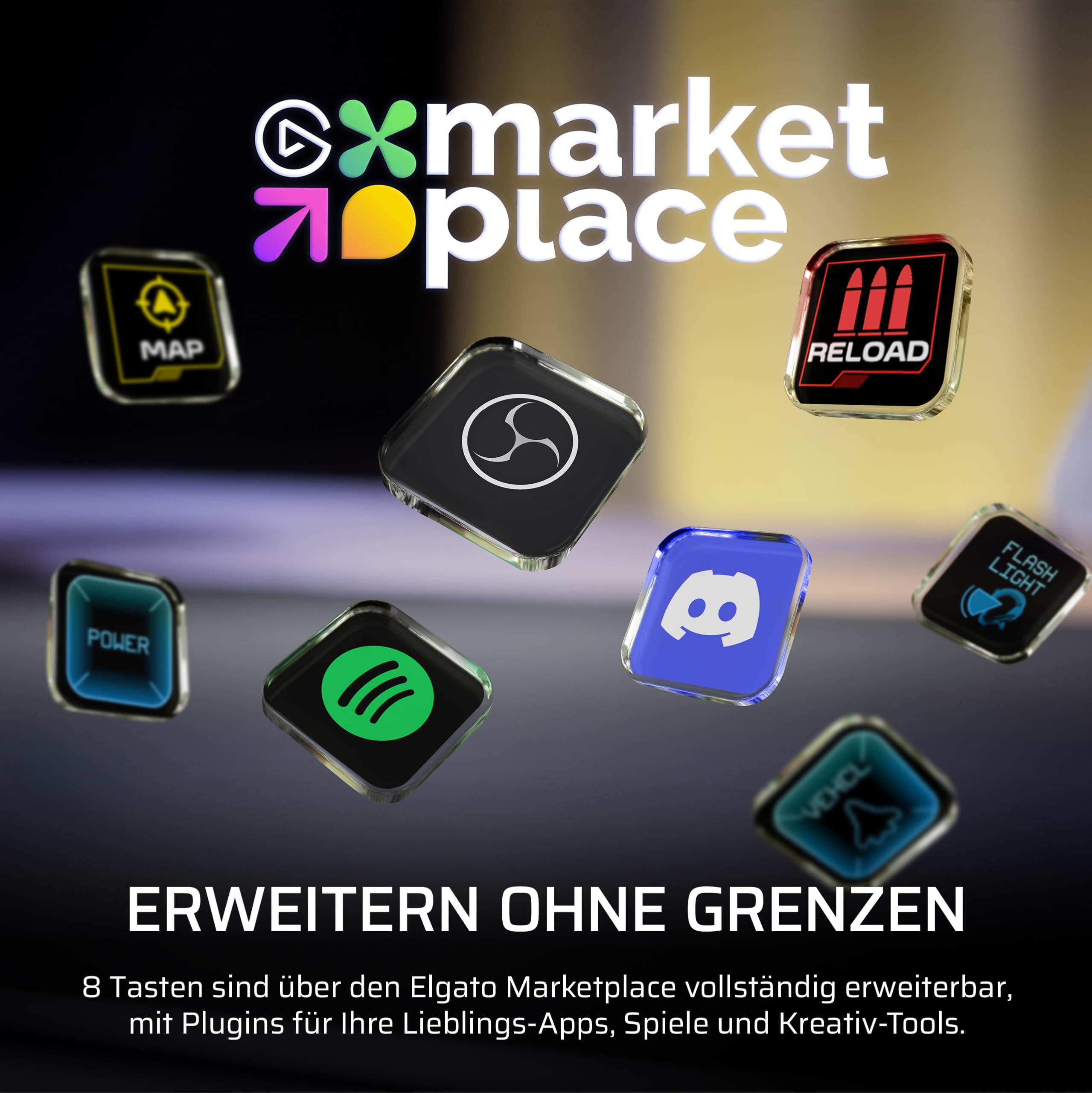 Corsair NIGHTSWORD v2 Wireless SD Gaming-Maus – Schwarz | Stream Deck-Taste, 8000Hz Hyper-Polling, 33K DPI, Ergonomisches Design, Bis zu 170 Stunden Akkulaufzeit