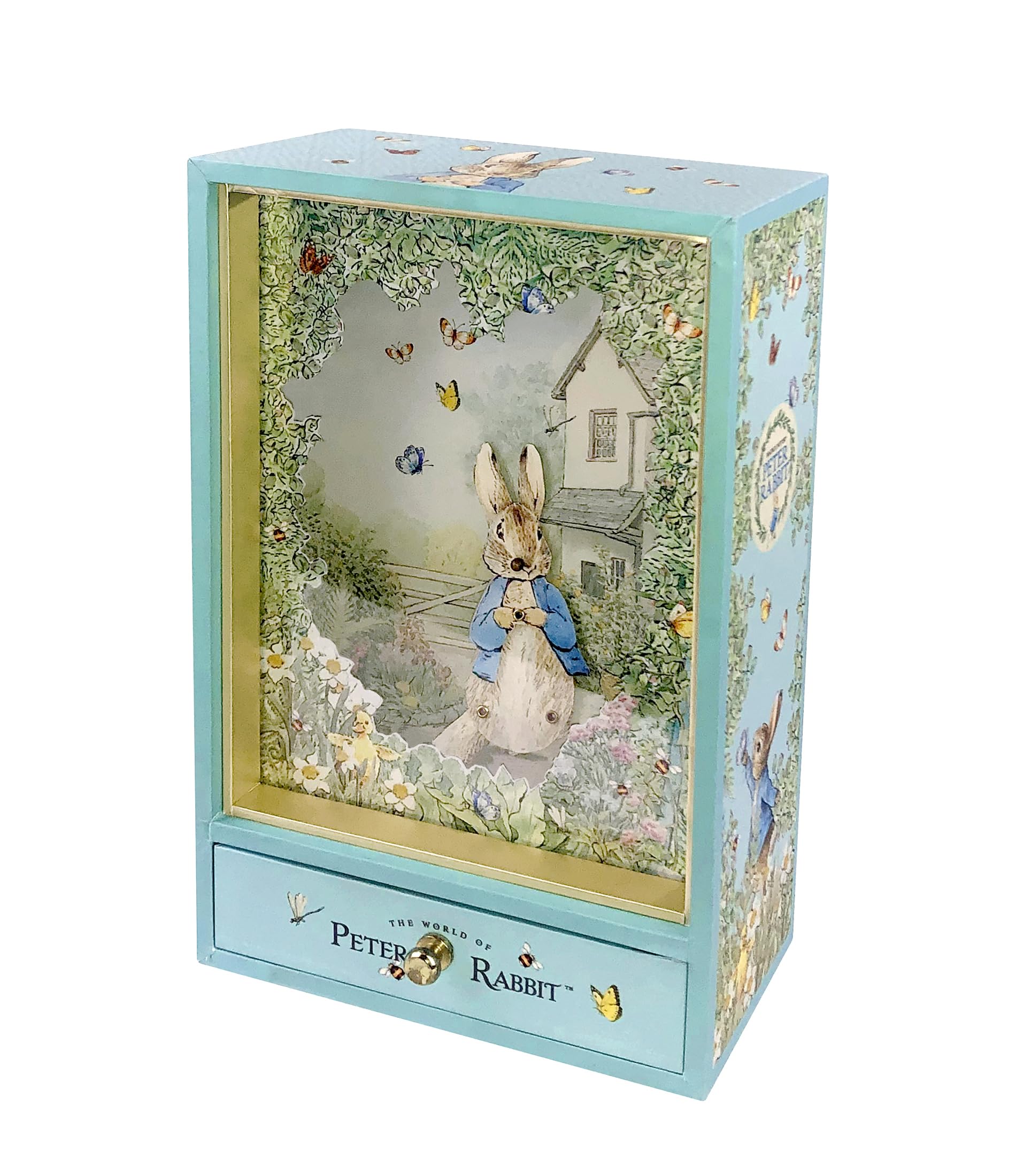 Trousselier Coffret à Musique Cube Libellule Peter Rabbit