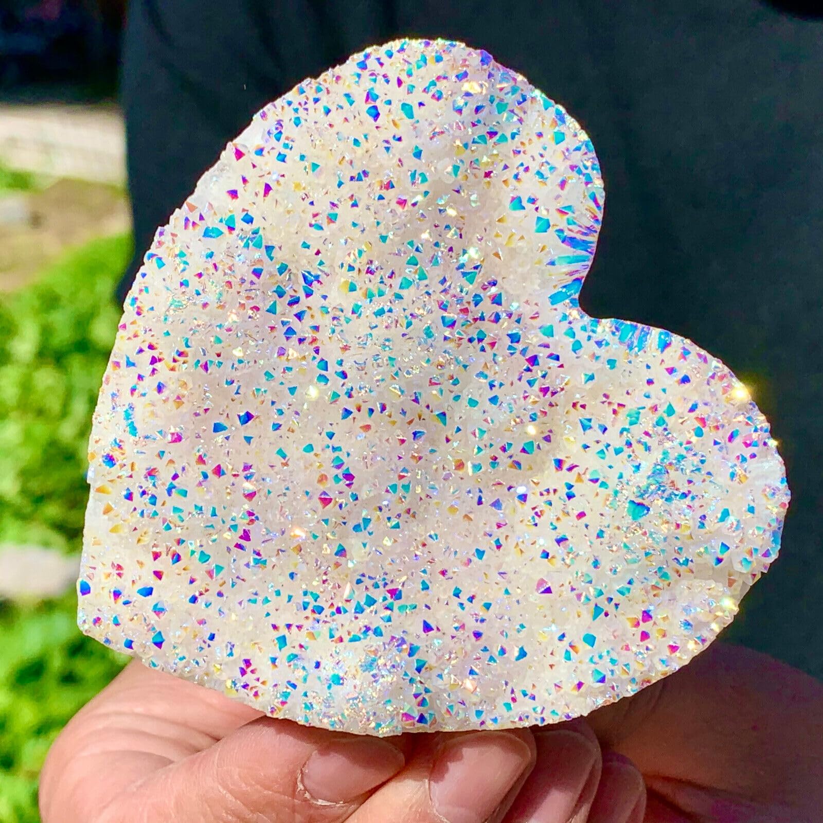 1pc 300-350g Colorful Chalcopyrite Calci Crystal ClustRare