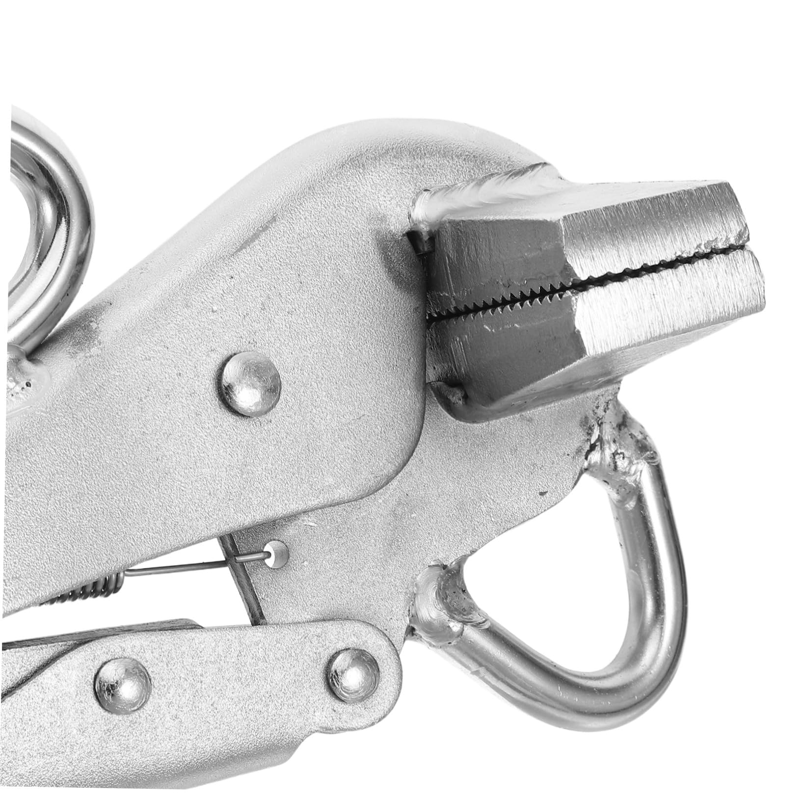 Homoyoyo Pince de Serrage pour Tôlerie en Acier avec Bec Canard Large Plat, Outil Polyvalent Réglable pour Levage et Maintenance Automobile