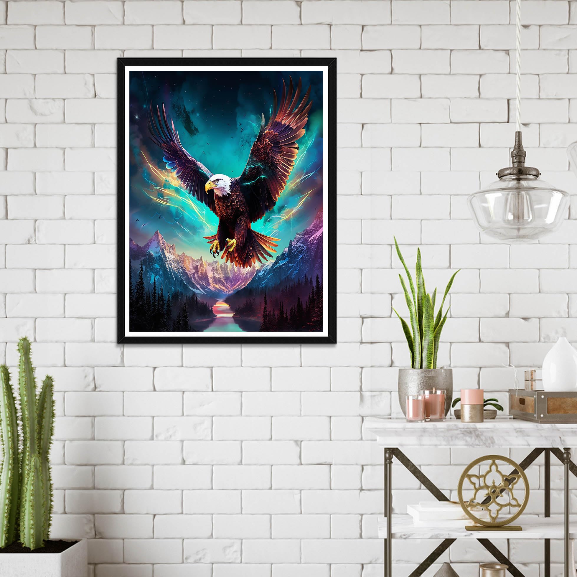 Crystal art diamond painting tijger welpen met frame - Ukkie Shop Home