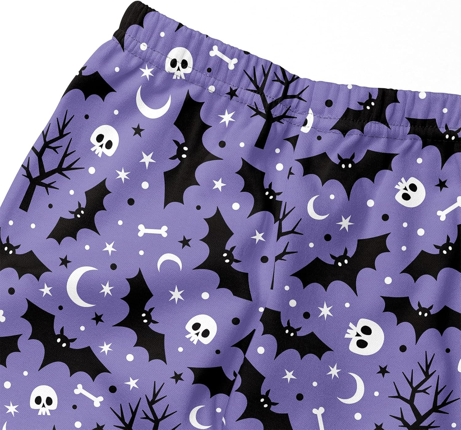 Pack of 3 Little Girls Printed Leggings for Halloween Christmas Athletic Long Pants Lightweight Activewear