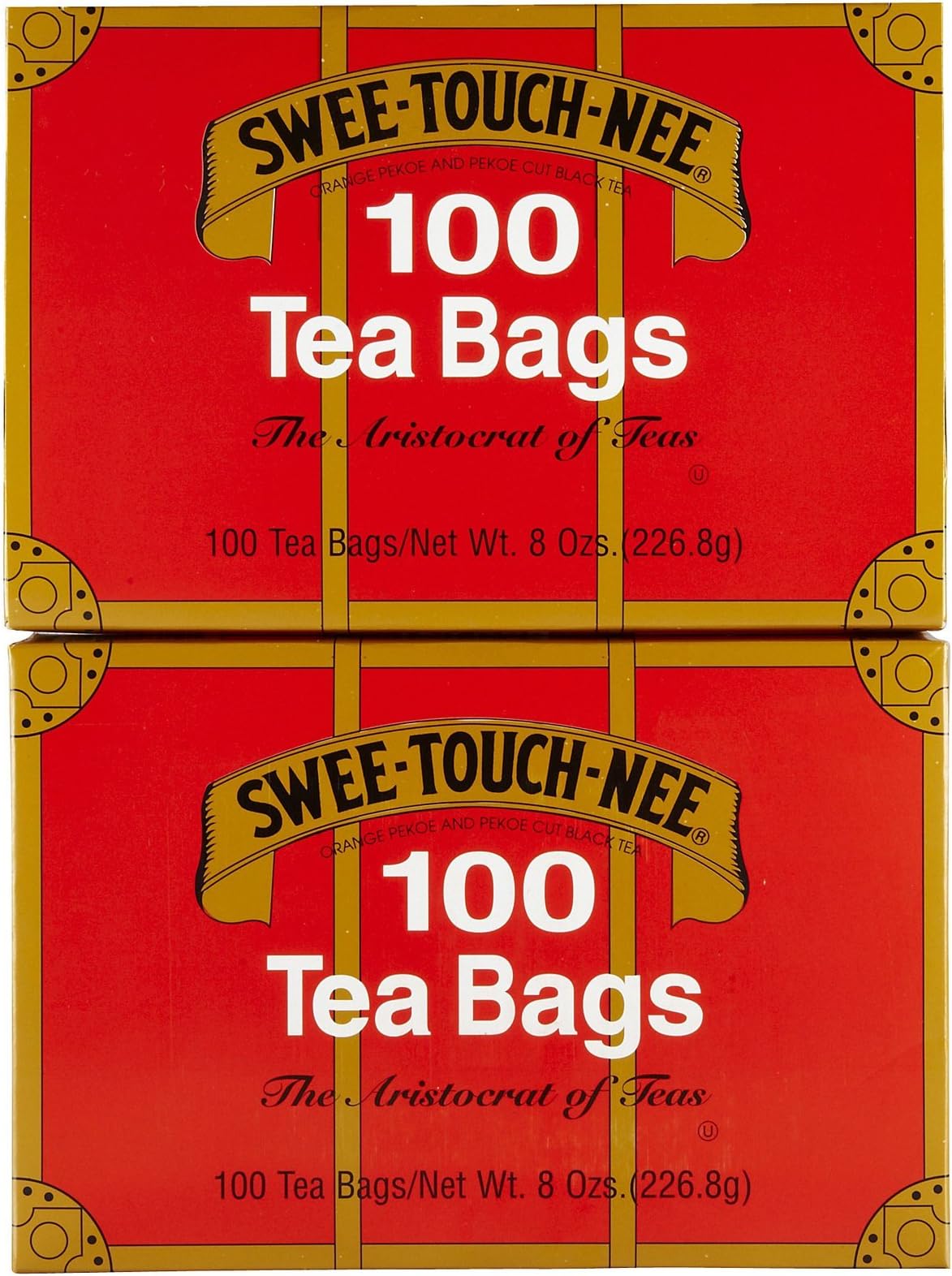 Sweet Touch Nee Orange Pekoe & Pekoe Cut Black Tea Bags, 100 ct, 2 pk