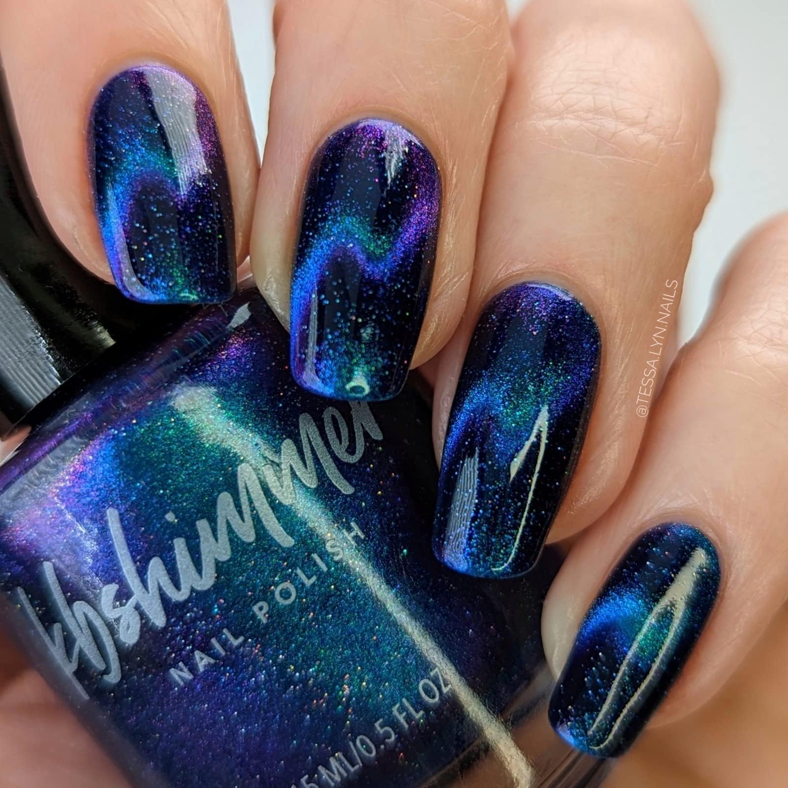 KBShimmer How Polarizing Multichrome Magnetic Nail Polish