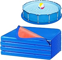 18FT Thickened Pool Liner Pad for Round Above Ground Pools - Puncture-Proof Ground Mat Tarp, Dual-Color Protection & Liner Life Extension