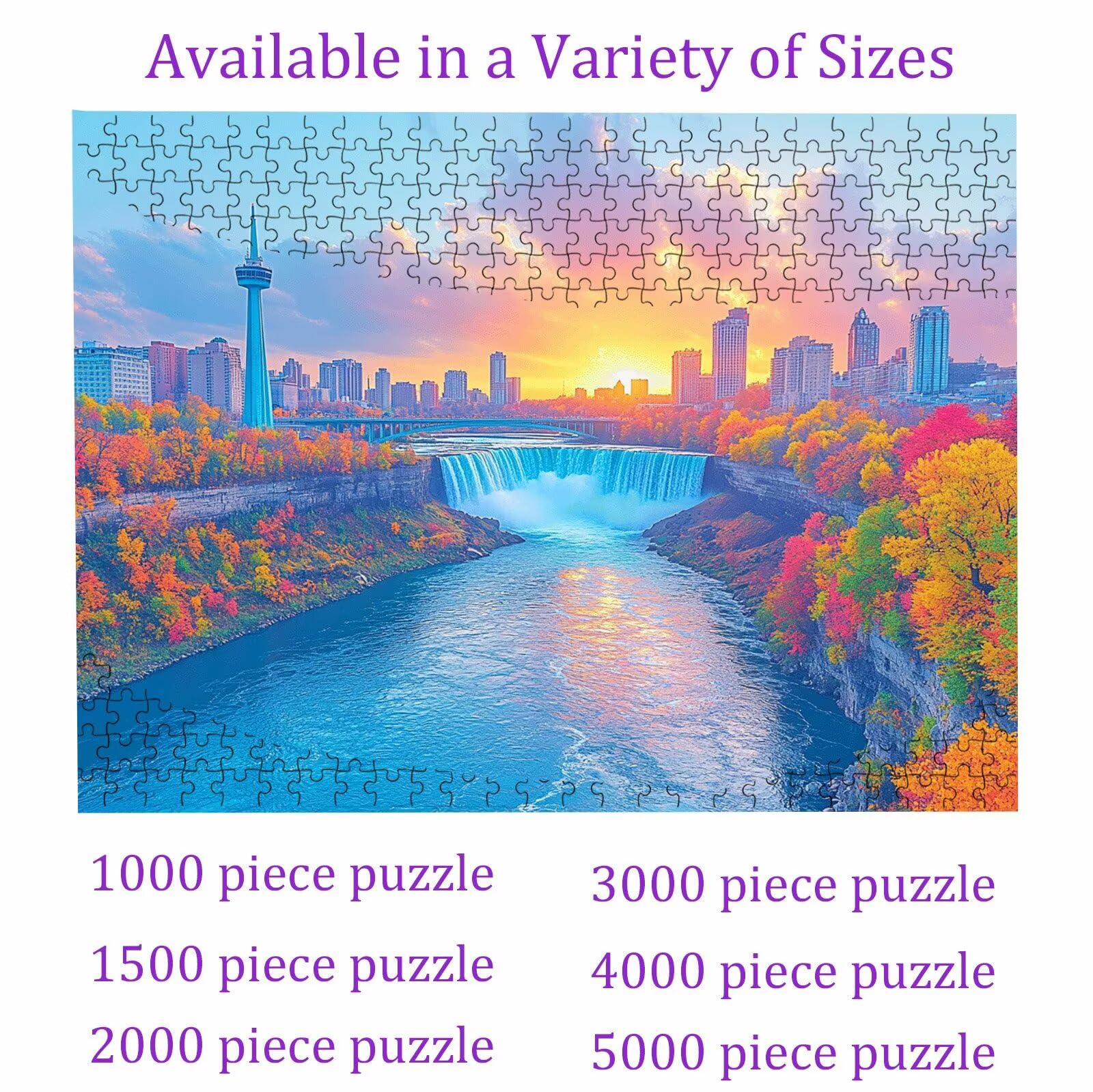 Puzzle 2000 elementów, kolorowe puzzle miejskie, 2000 elementów dla dorosłych, klasyczne puzzle, trudna zagadka, drewniane puzzle do dekoracji bożonarodzeniowej, prezenty dla kobiet, dekoracja domu