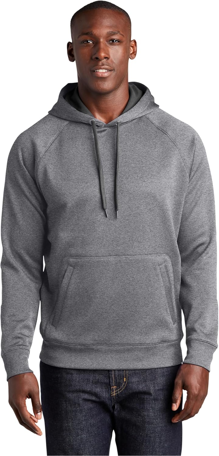 Sport-Tek Tech Fleece Hooded Sweatshirt With Custom Screenprint