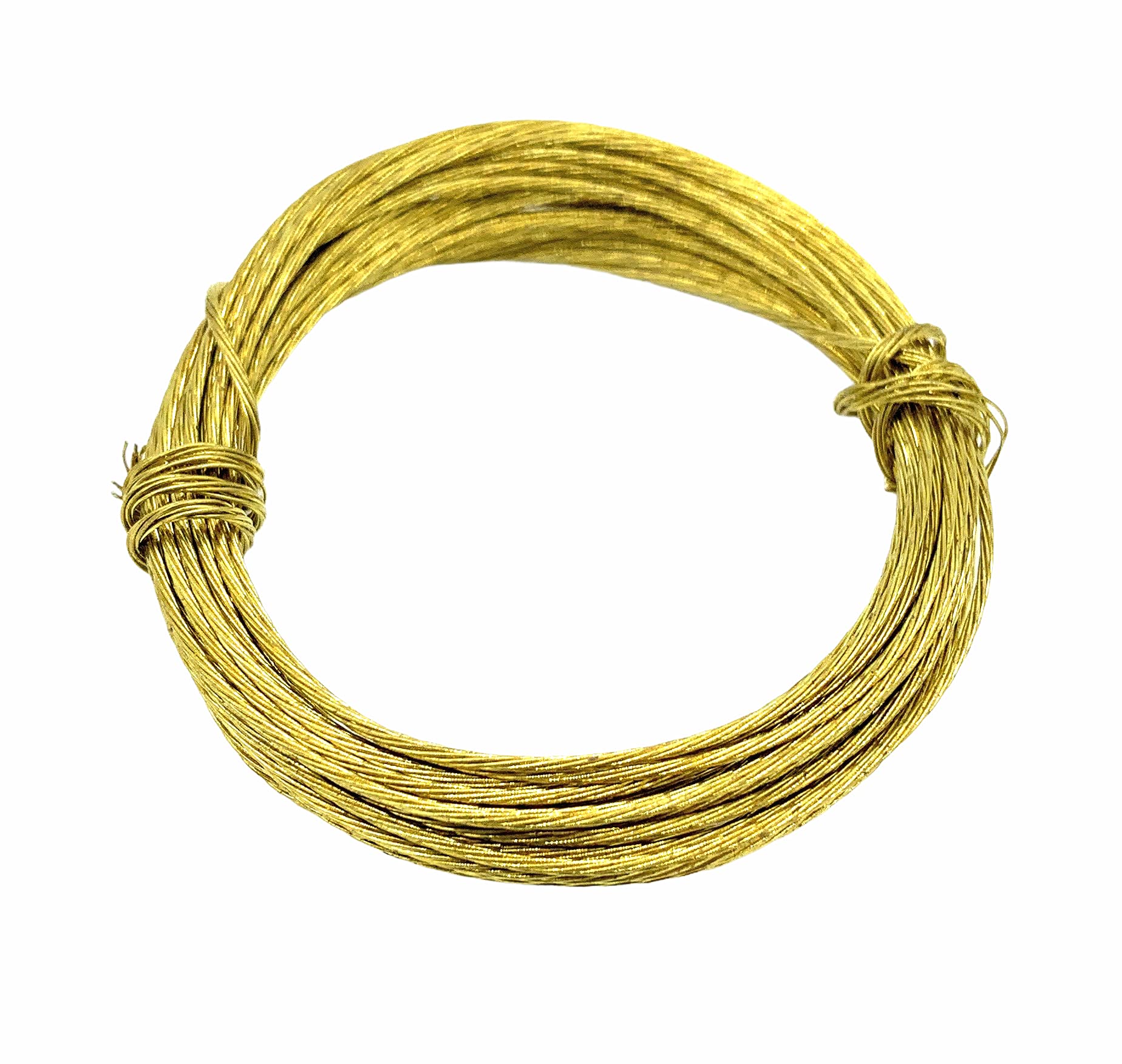 Jam2day Brass Pack Of 2 Strong Picture Wire 18Kg / 40Lb Breaking Strain 3.5 Metres