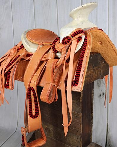 Miniatura 5 de Sillín de Poni Mexicano de 11" Montura Charra para Niño