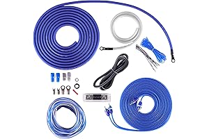 SKAR Audio SKAR4ANL-OFC 4 Gauge OFC Complete Amplifier Installation Wiring Kit with...