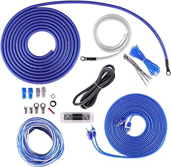 Skar Audio 4 Gauge OFC Complete Amplifier Installation Wiring Kit, SKAR4ANL-OFC