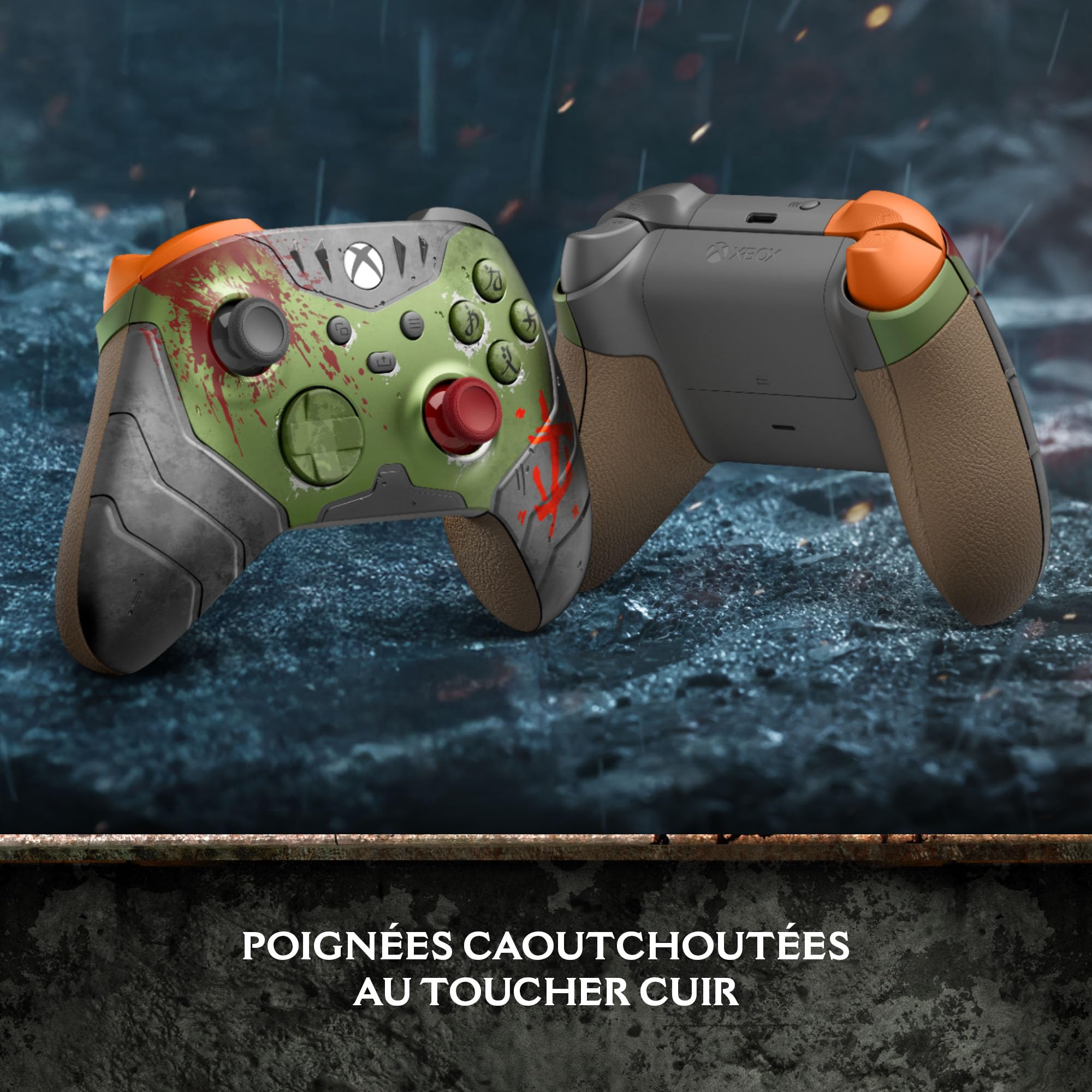Xbox Manette sans fil – DOOM : The Dark Ages Edition Limitée pour Xbox Series X|S, Xbox One, PC et appareils compatibles cloud