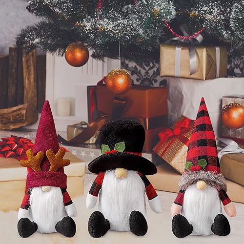Miniatura 5 de FRAKYEN Gnomos de peluche de Navidad, decoraciones de gnomos para el hogar, cumpleaños, gnomos, regalos de peluche, gnomos de Navidad, muñeco de