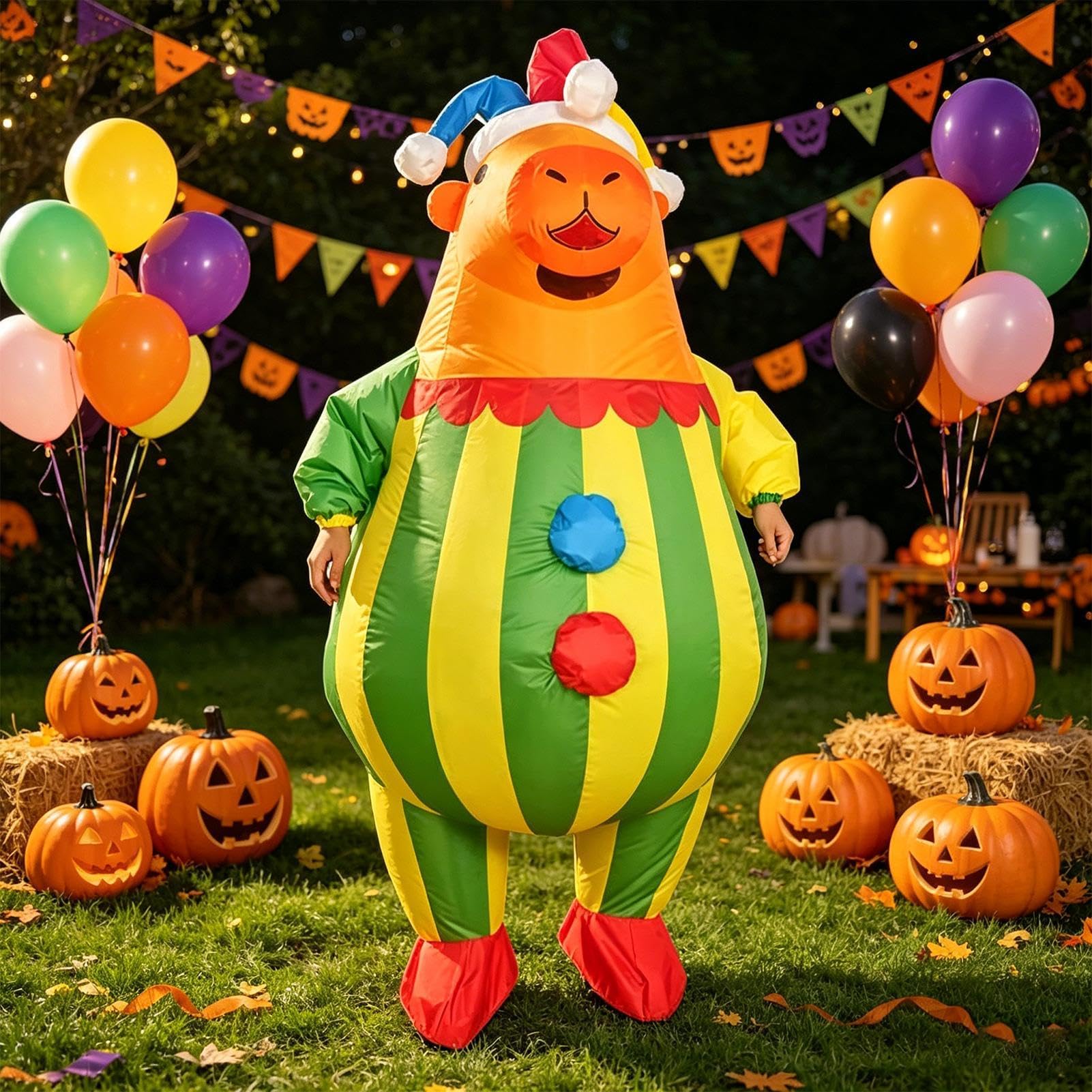Costume Gonfiabile Adulto Abbigliamento per Feste e Travestimenti | Costume Gonfiabile Divertente per Uomo Donna per Donne Uomini Festa di Natale Spettacoli Teatro Eventi Cosplay