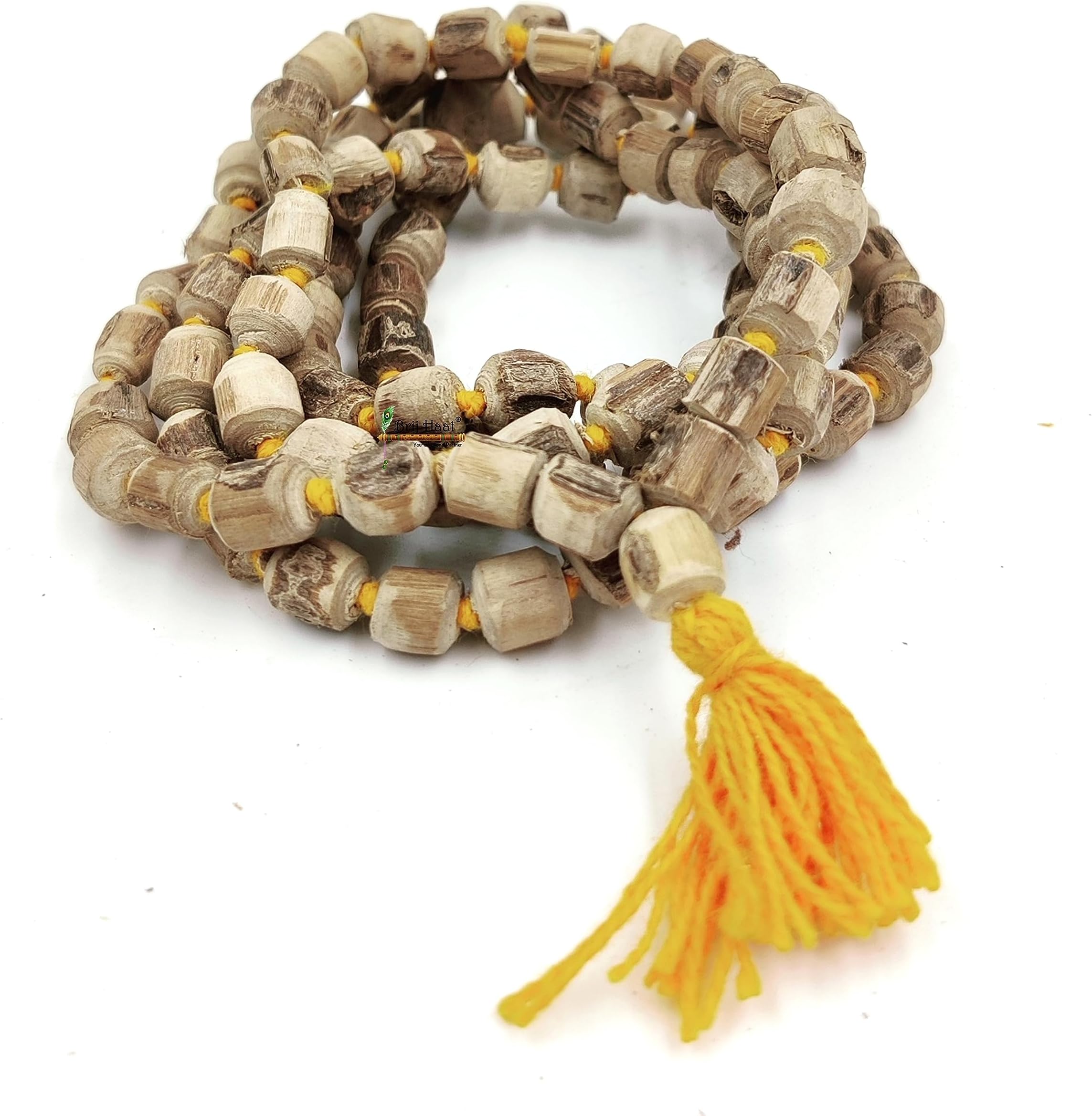 BRIJ HAAT Original Rosary Tulsi Jaap japa mala chanting mala 108+1 Beads for Meditation and Spritual need