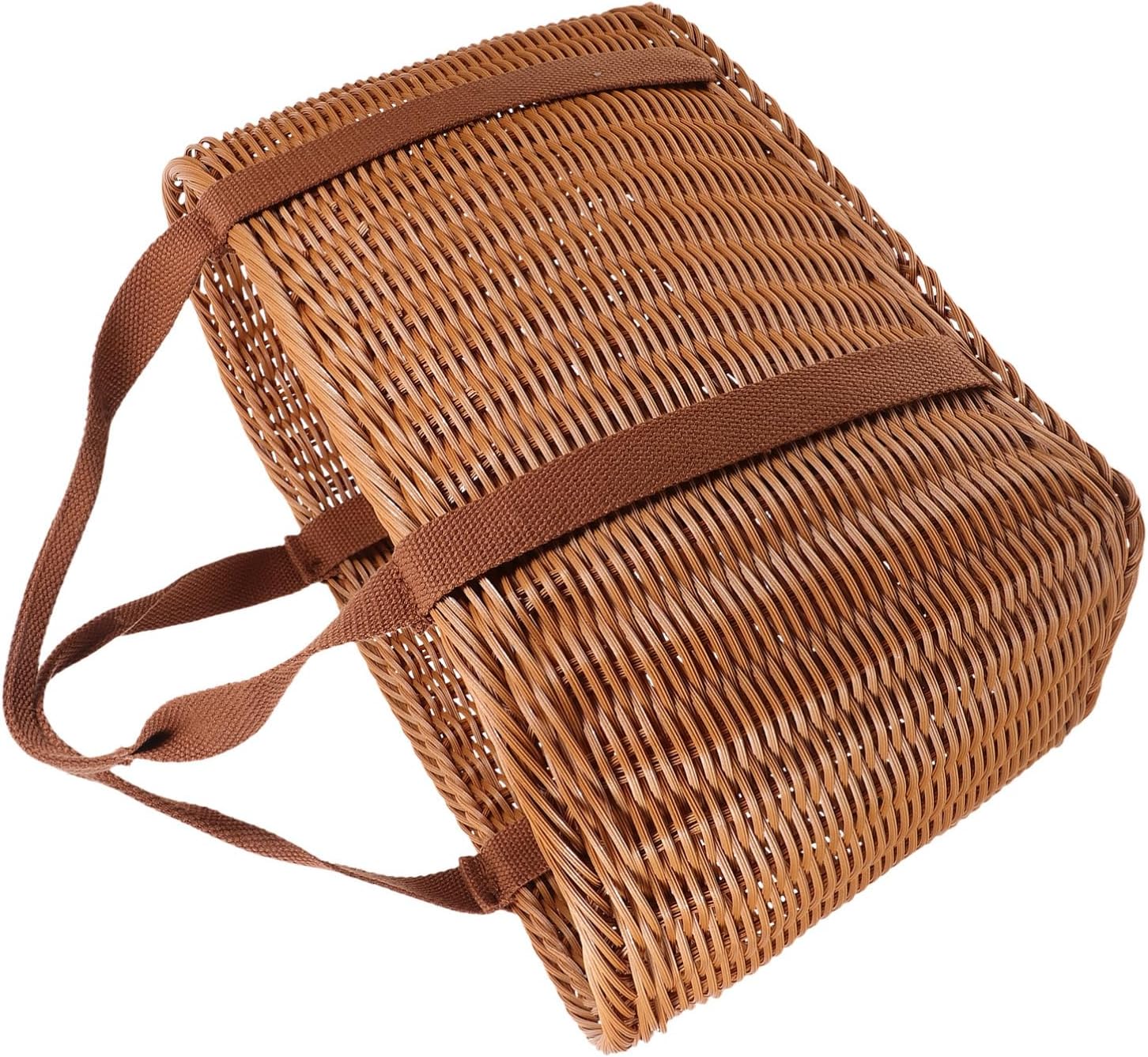 Large Capacity Basket Picnic Basket Set Woven Basket Portable Fruit Basket