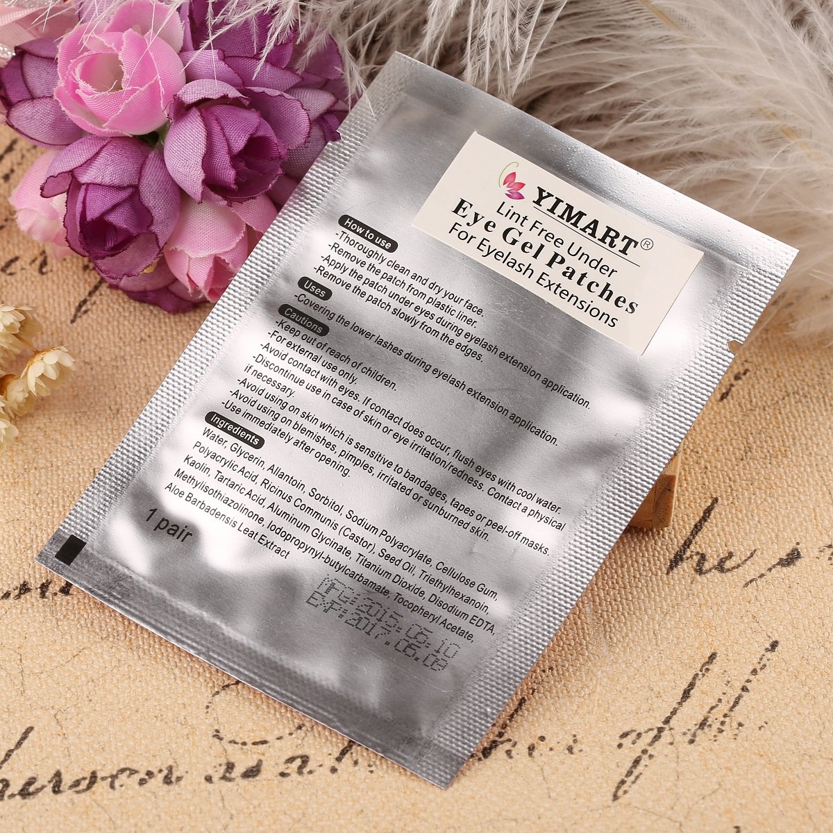 Mascarilla para ojeras para extensiones de pestañas 2