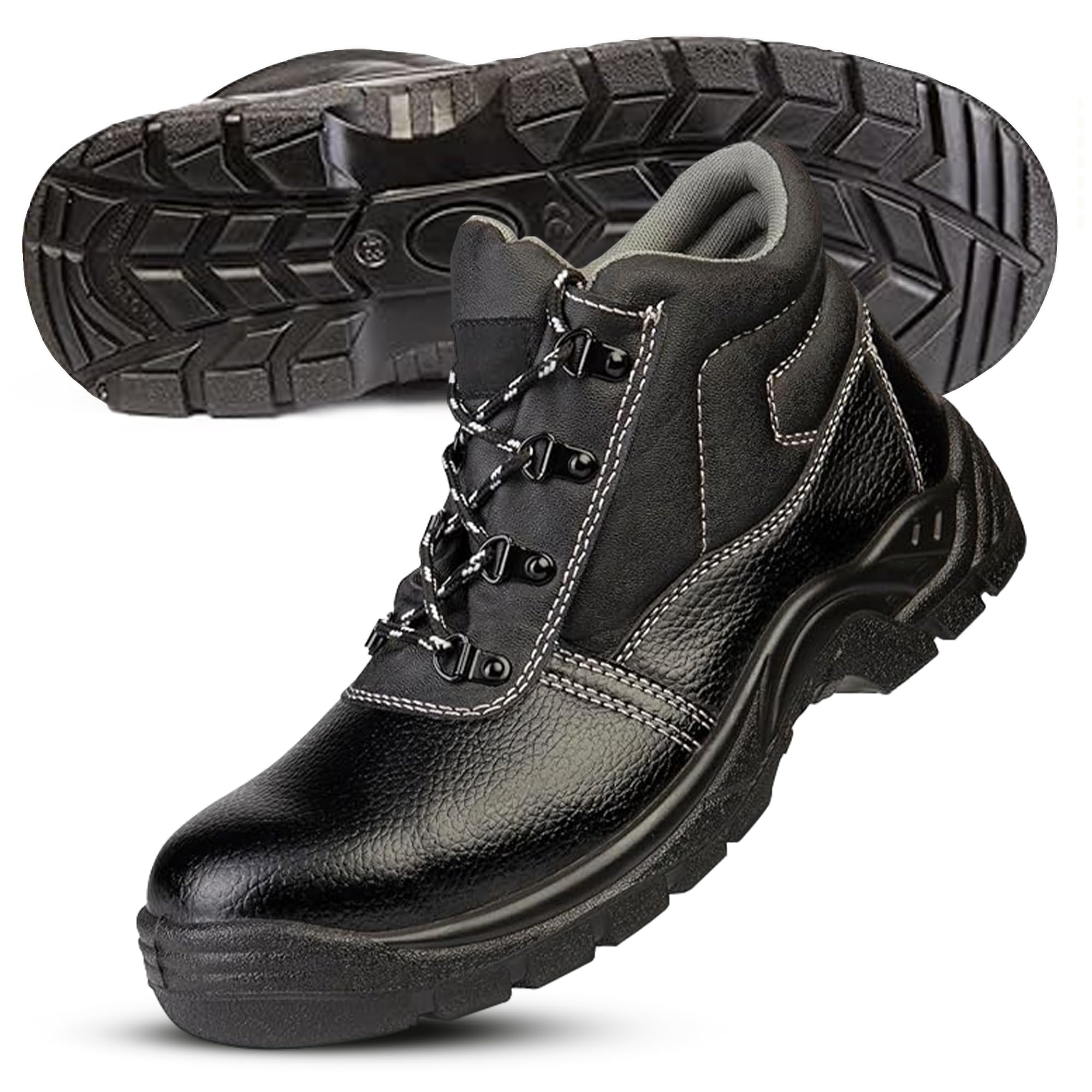 YURINOX Boots Masters - Steel Safety Toe - Puncture-Proof Steel Sole - Utility Work Boots for Construction and Warehouse