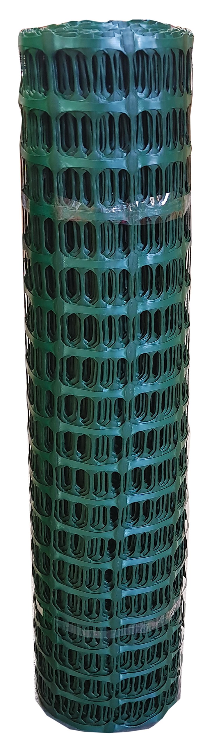 Fangzaun UvV SOLIDO Warnzaun Absperrnetz Bauzaun Kunststoff Rolle 50 x 1m | 7,5kg pro Rolle (Grün)