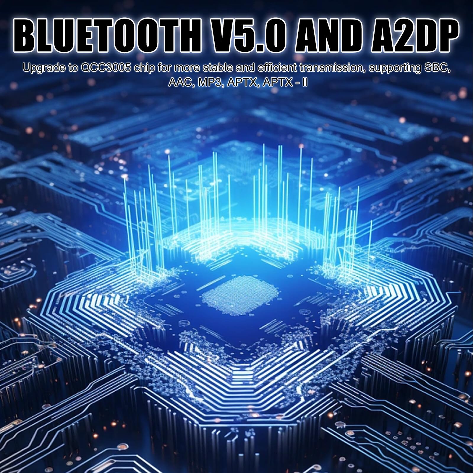Ricevitore Bluetooth 5.0 NFC, Adattatore Audio Wireless HiFi per Impianto Stereo Con Jack AUX RCA da 3,5 mm per Prodotti Digitali Con Funzione NFC