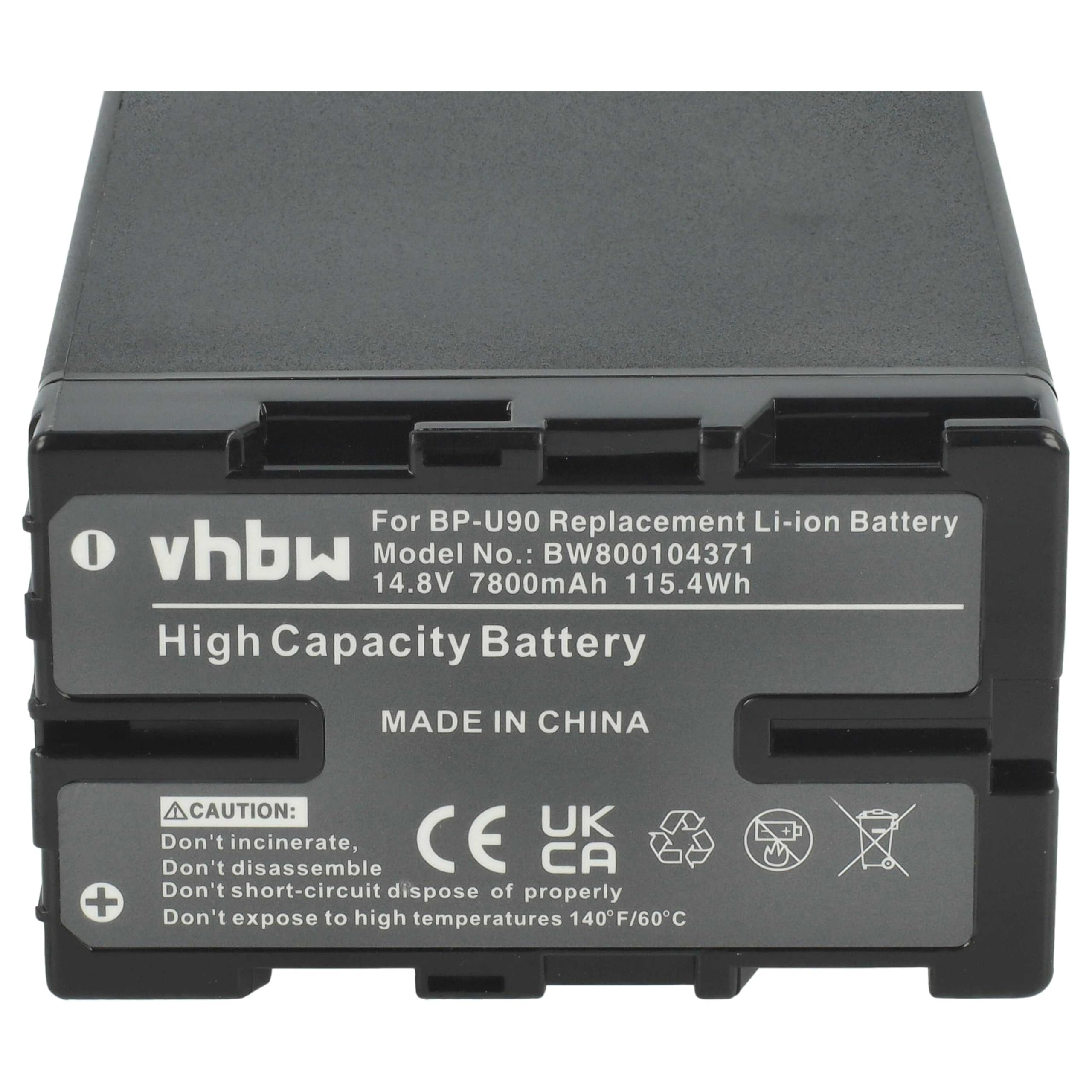 DSTE® Ersatz Batterie BP U60 LCD Dual Ladegerät Compatible für Sony PMW  100,PMW 150P,PMW 160,PMW 200,PMW EX1,PMW EX1R,PMW EX3,PMW EX260,PMW EX280, PMW F3,PMW F3K,PMW F3L,PXW X180 Camcorder
