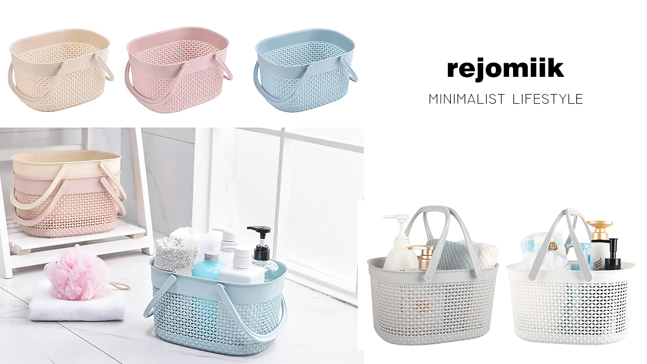Amazon.com: rejomiik Portable Shower Caddy Basket, Plastic