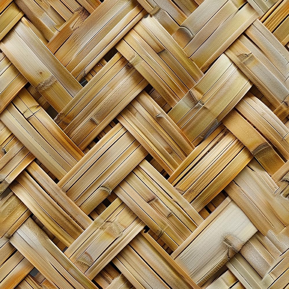 VistaPalette 18"x236" Abstract Woven Bamboo Wood Pattern Modern Peel and Stick Self Adhesive Wallpaper Removable Contact Paper Stick on Easy Peel Off
