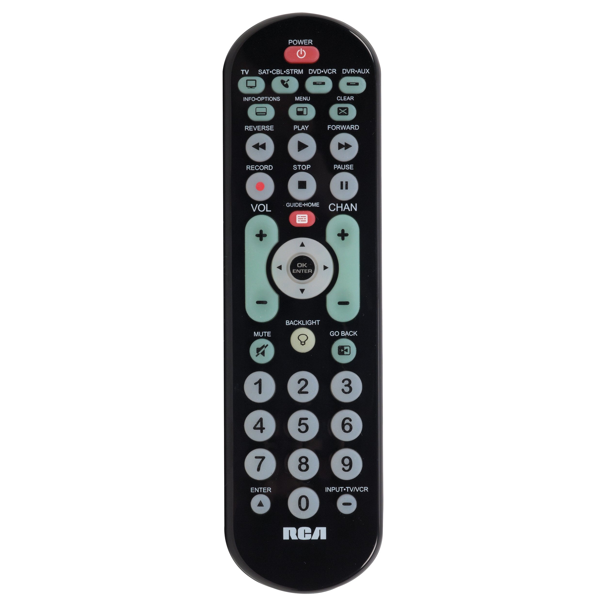 RCA RCRBB04GR 4-Device Big-Button Universal Remote Control