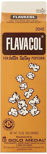 Gold Medal Prod. 2045 Flavacol Seasoning Popcorn Salt 35oz. - Popcorn Season Flavoring Salt - 35 Ounce (Pack of 1)