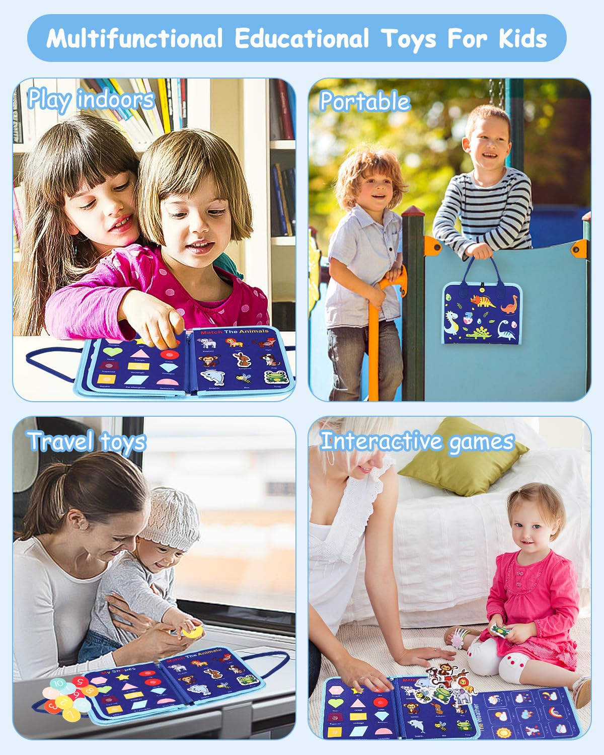 AWAVM 12 Stück Sensorisch Dehnbar Schnur, 24cm Bunte Sensorische Fidget Stretch Spielzeug