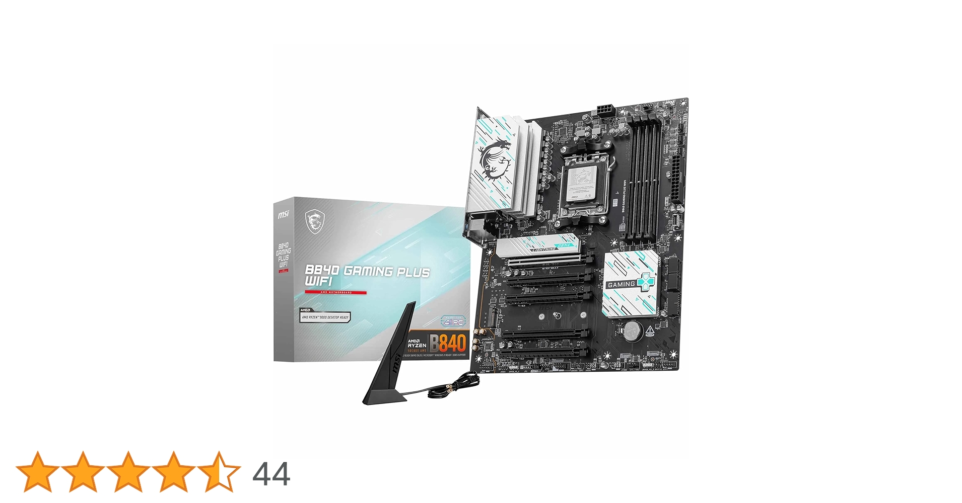 Amazon | MSI B840 Gaming Plus WiFiマザーボード、ATX - AMD Ryzen Amazon | MSI B840 Gaming Plus WiFiマザーボード、ATX - AMD Ryzen