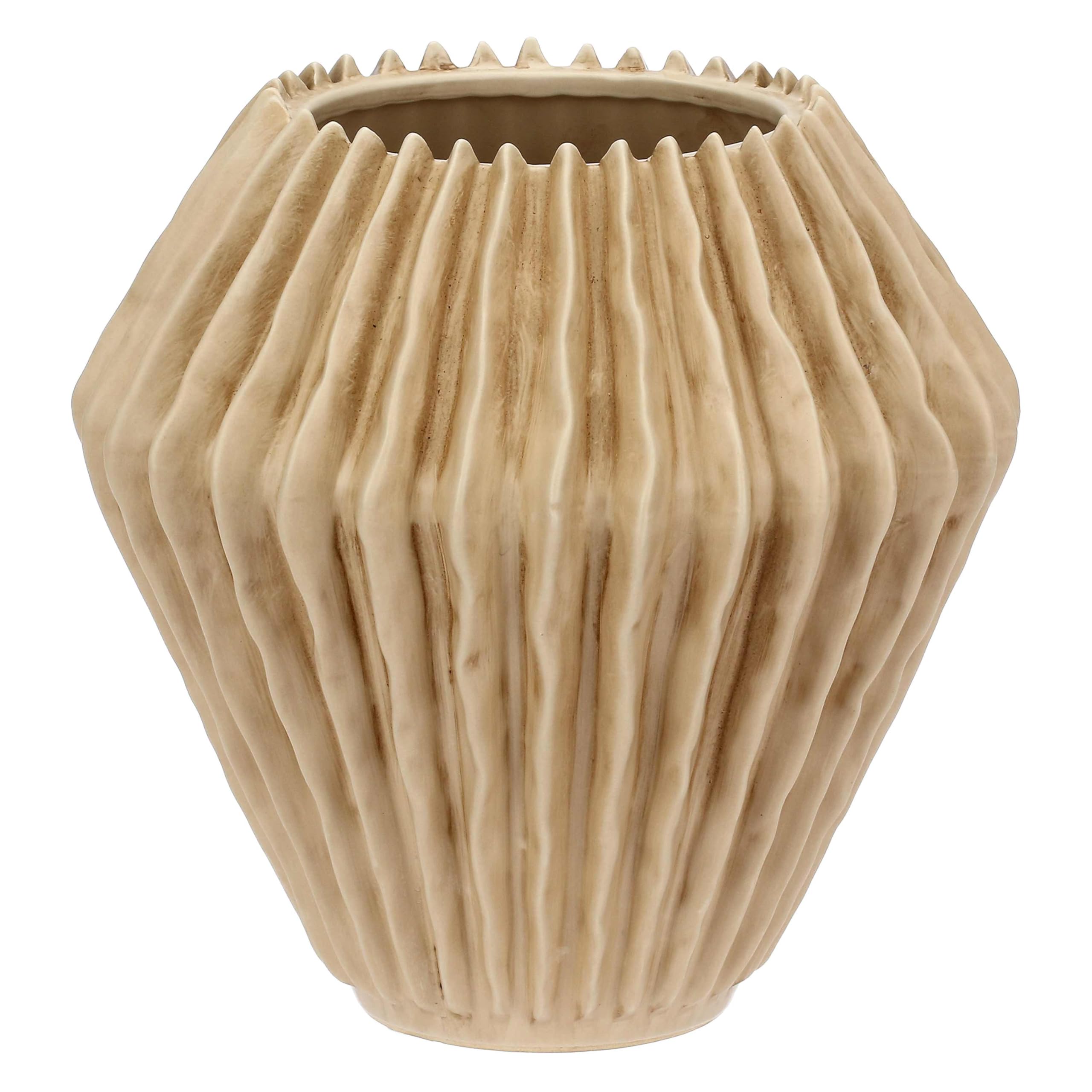 THUN Medium Stoneware Vase - Mare da Amare Collection - 23 x 23 x 23.5 cm