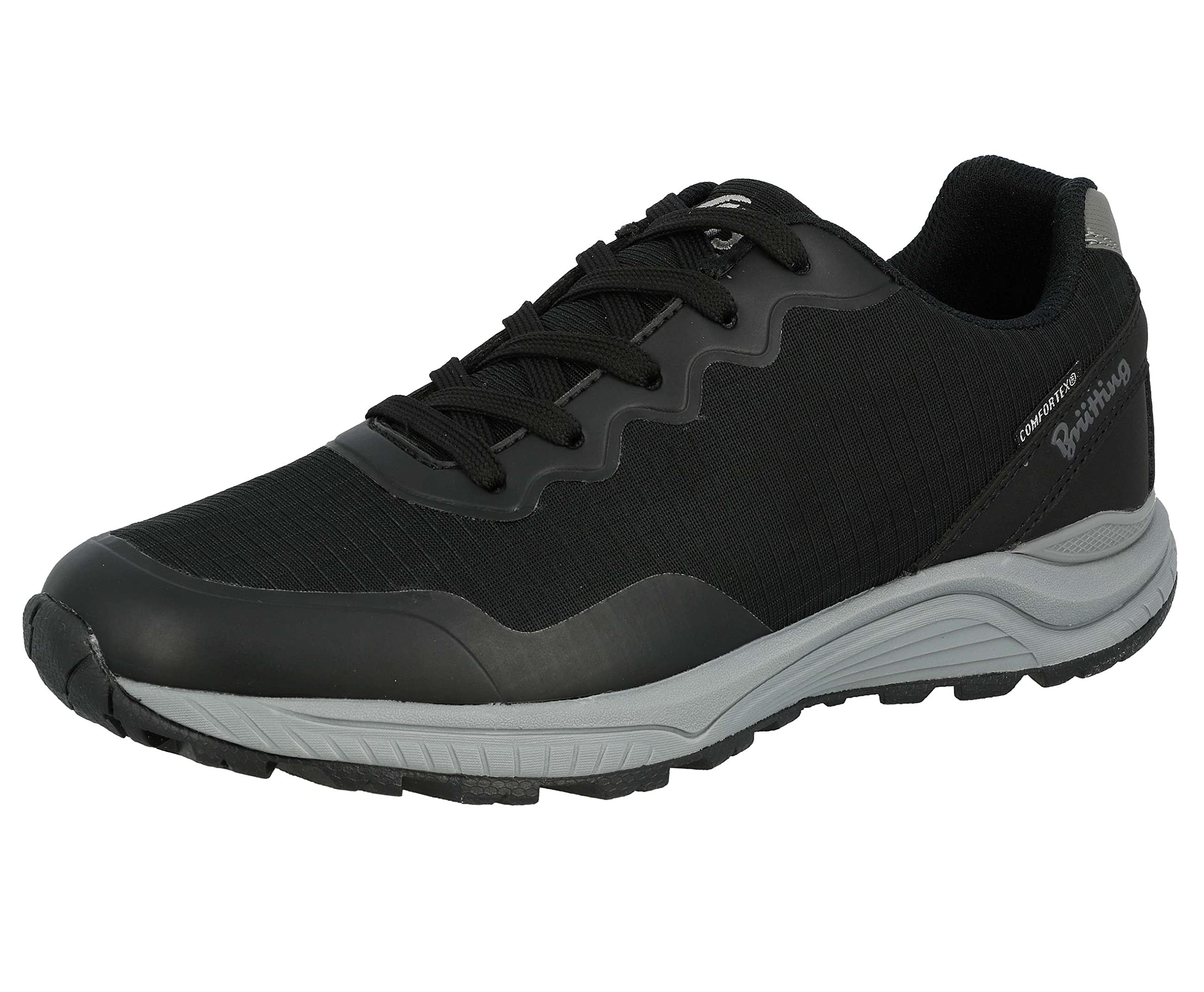 Brütting Falkirk, Cross Country Running Shoe, Schwarz/grau,