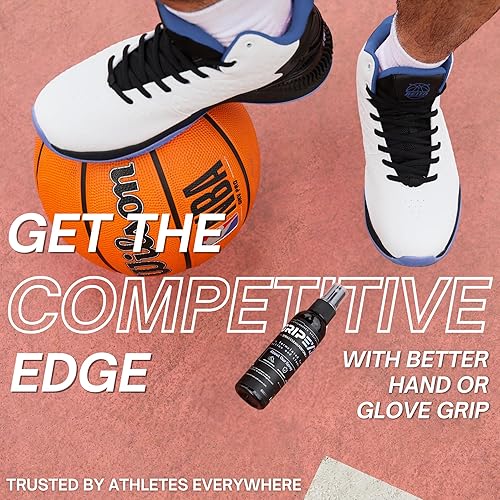 Miniatura 5 de Spray de agarre de mano deportivo (4 onzas) aumenta el rendimiento, mejora el control y maximiza el agarre, para atletas tenis, fútbol, baile de