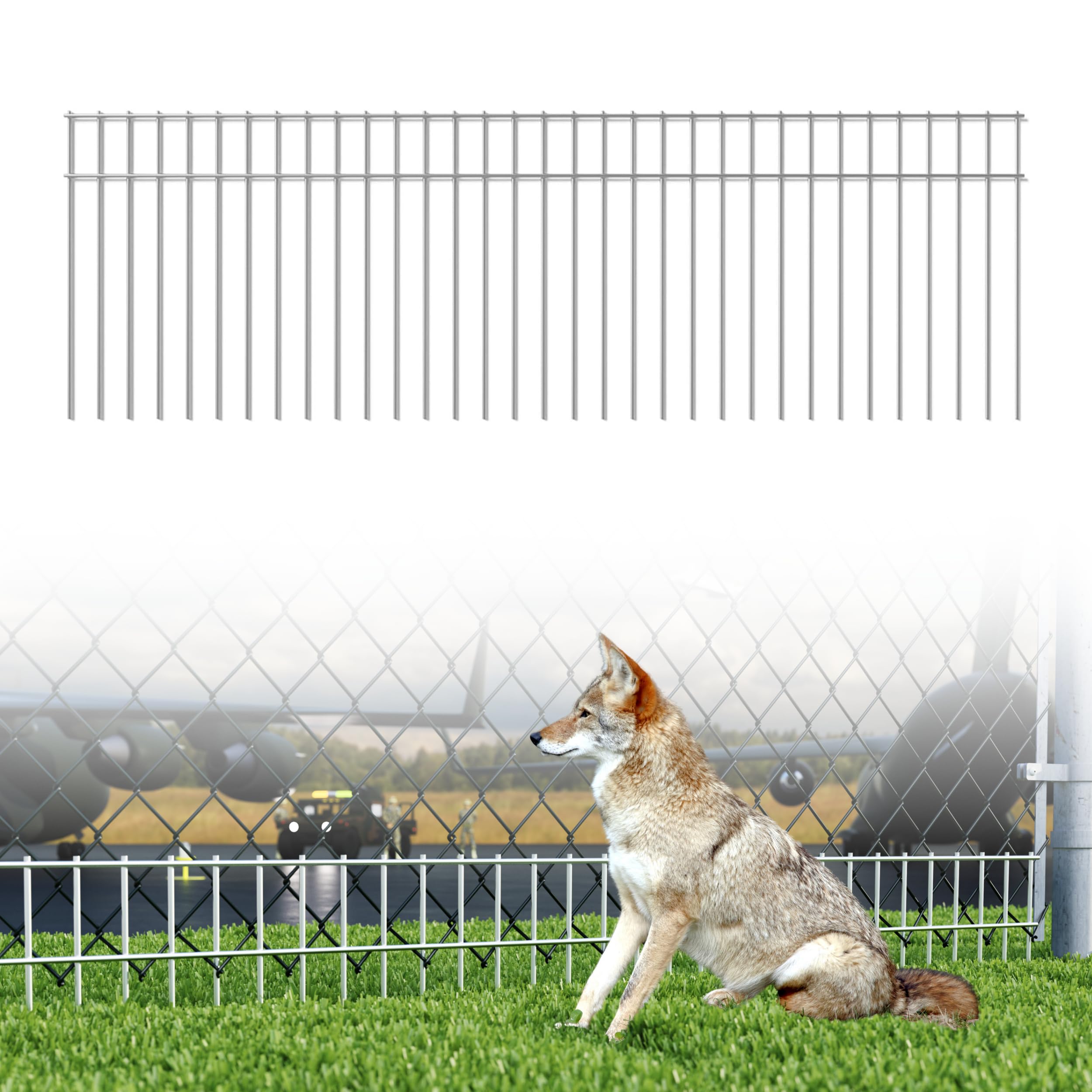 Dig Defence Original Animal Barrier Fence, Ideal Holiday Christmas Presents, Ideal Gift for Pet Lovers Commercial Model Outdoor Fence for Dogs and Rabbits, Yard and Patio, 10 Pack