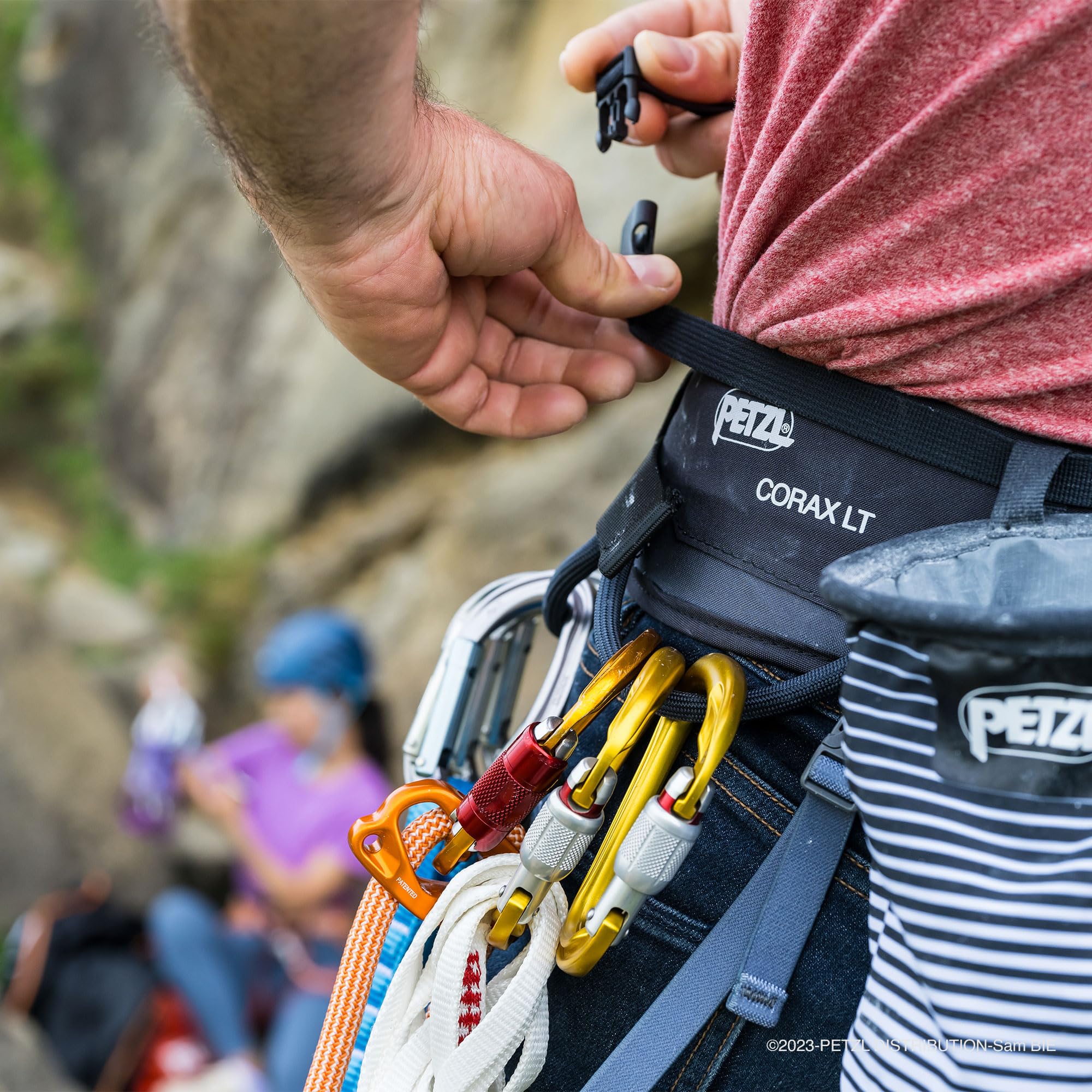 PETZL - Imbracatura CORAX LT - Unisex, Indigo Blue, XL