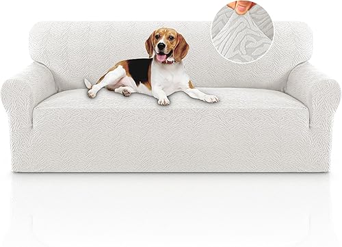 Miniatura 81 de PrinceDeco Funda elástica para sofá de 3 cojines, protector de muebles con parte inferior elástica antideslizante, apta para perros (sofá, azul Azul