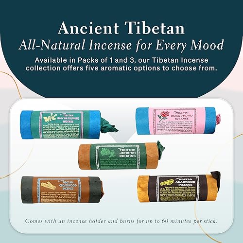 Miniatura 7 de Incienso de enebro tibetano antiguo, para mediación, yoga, oración, medicina aromática, alivio del estrés, calma (1)