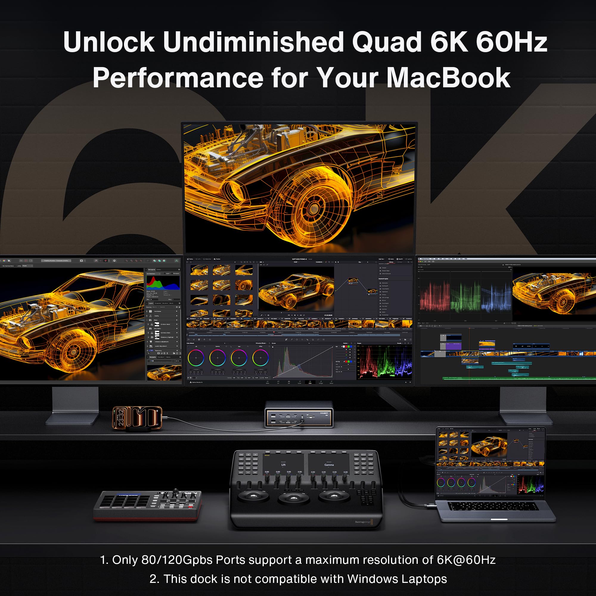 iVANKY 26-in-1 FusionDock Ultra for Dual Thunderbolt 5 Chips