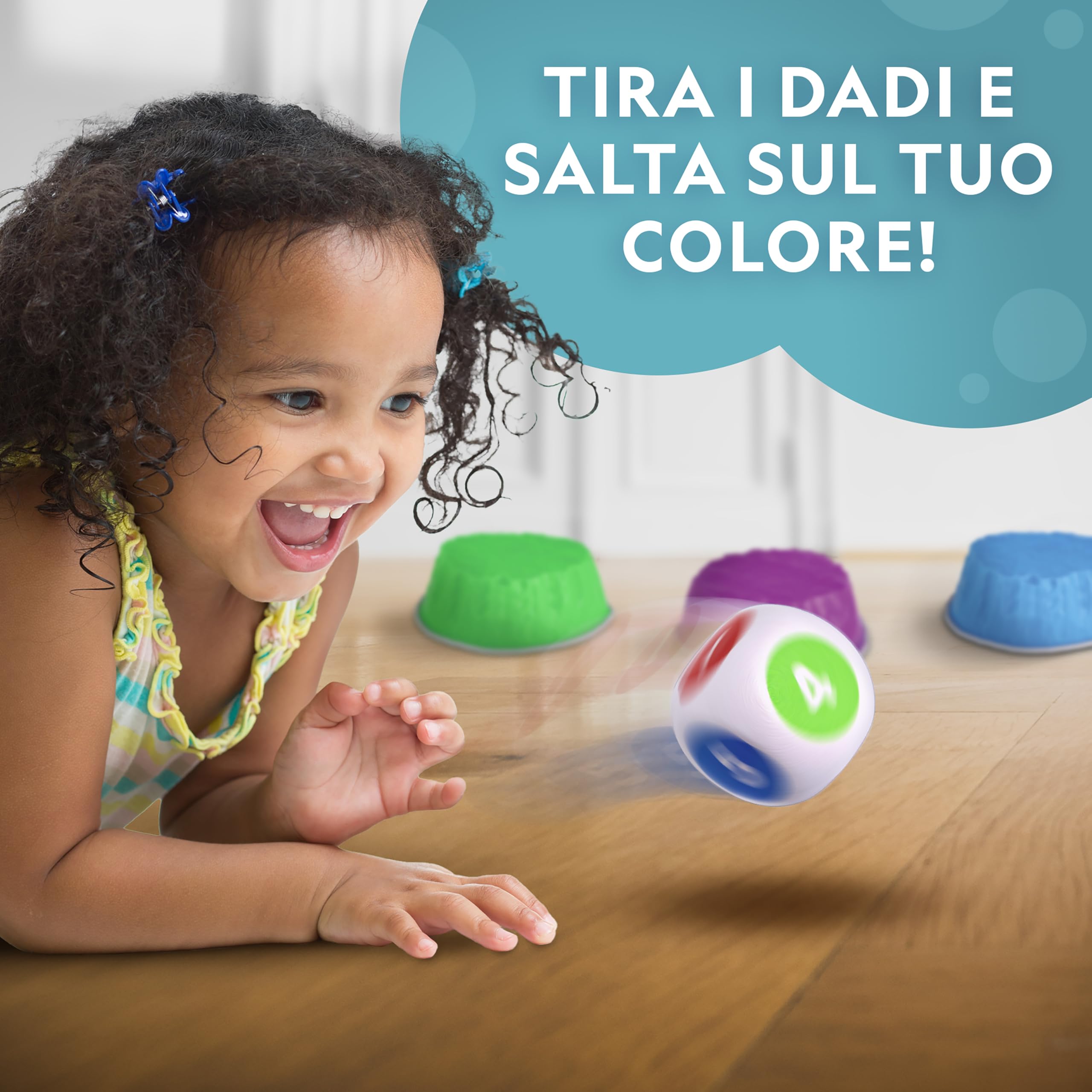 National Geographic Kids Jumbo Pietre Di Equilibrio – 12 Pietre Antiscivolo in 3 Altezze con Dado in Schiuma & Carte Play & Learn, Percorso a Ostacoli per Interni & Esterni per Bambini 3+